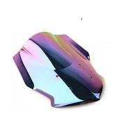 Déflecteur Moto For MT07 MT-07 MT 07 2018-2019 2020 For FZ07 FZ-07 Screen Double Bubble Windshield Deflector Protector WindScreen Motorcycle Pare Brise(Iridium)