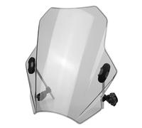 Déflecteur Moto Pare-Brise De Moto Universel Réglable pour MT07 MT09 pour CBR600RR pour CB1000R pour GXSR 600 750 Pare-Brise Moto(Transparent)