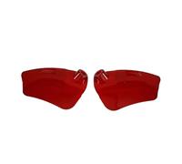 Déflecteur Moto pour Déflecteur d'air de carénage de Phare PC St coloré Convient pour Harley Low Rider St 2022 Bouclier Pare-Brise(Red)