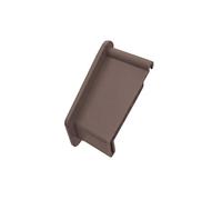 Déflecteur mural Renoplast® pour profilé d'avant-toit K10 Brun | Droite + Gauche | Réalisation des terrasses et balcons | Sols en résine | Profilé d'angle pour systèmes d'évacuation des eaux