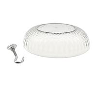 Déflecteur pour mangeoire pour - Protection complète en dôme transparent | Housse de pluie pour alimentation sèche empêche la pluie, la neige, les débris, le jardin extérieur, Cor