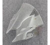 Deflecteur Réglable Moto Pour Kawasaki Pour Ninja 500 Pour SE 2024 2025 Déflecteur Pare-brise De Moto À Double Bulle Spoiler D'Extension(Transparent)