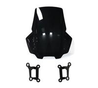 Deflecteur Réglable Moto Pour Suzuki Pour Katana Pour GSXS1000S 2019-2025 Moto Touring Pare-brise Pare-brise Double Bulle Déflecteur Vent Spoiler D'Extension(Dark Smoke)