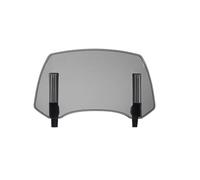 Déflecteur Saute Vent Extension De Becquet Pare-Brise Universel Variable À Pince pour Pare-Brise Moto pour CanAm pour Spyder pour F3-S pour KLR-650 pour F3T(New Grey)