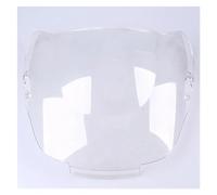 déflecteur Spoiler Noir/Clair/fumée Moto Pare-Brise Scooter Double Bulle pour Café Racer pour CBR 600 F2 1991-1994 déflecteur Pare-Brise Moto(Clear)