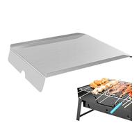 Déflecteur thermique pour barbecue - Pièces de rechange pour fumoir - Accessoire de barbecue pour la maison, l'extérieur, le camping, la plage, les fêtes, les voyages commerciaux, les voyages en