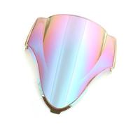 Déflecteur Vent Pare-Brise De Moto Double Bulle pour Suzuki pour Hayabusa pour GSXR1300 1996 1997 1998 1999 2000 2001 2002 2003 2004 2005 2006 2007 Pare-Brise Moto (Color : Multi)