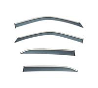 Déflecteur Vent pour Mitsubishi pour Eclipse Cross GK GL Ya 2018-2022 Pare-Brise Déflecteurs Vent Protection Contre La Pluie Vitres Décoratives(PC Stainless Steel)