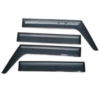 déflecteur vitre Compatible avec Jeep pour Wrangler JL 2018 2019 2020 2021 Accessoires voiture Visière extérieure plastique Pare-soleil Fenêtre Déflecteur protection contre pluie