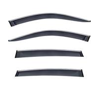 Deflecteur Vitre Voitur Convient pour BMW X4 F26 G02, déflecteurs de Pare-Pluie, Garniture de Store, Bande extérieure, Garniture de fenêtre latérale chromée(G02)