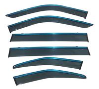 Deflecteur Vitre Voitur Convient pour Toyota Highlander Kluger XU70 70 2023 2022 2021 2020 IV Pare-Brise de fenêtre latérale de Voiture Pare-Pluie sourcil Garde-Vent(6PCS Transparent)