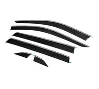 Deflecteur Vitre Voitur Convient pour Toyota RAV4 2013-2024, auvent, abri, Pare-Soleil, Pluie, Sourcils, déflecteur, Accessoires(Black)