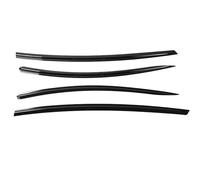 Deflecteur Vitre Voitur Déflecteur de Vent et Pare-Pluie pour Tesla Model 3 Y, Accessoires de rénovation pour Pare-Soleil(Y Imitation Matte CF)