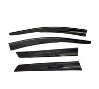 Deflecteur Vitre Voitur Déflecteurs pour Auto Déflecteurs de Vent Déflecteur d'air Déflecteur de Pluie Compatible avec Dacia Duster 2017-2022 Fenêtre Collables Aérodynamique 4 pièces Montage Externe