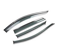 Deflecteur Vitre Voitur Lot de 4 Protections Anti-Pluie et Anti-fumée pour Pare-Brise de Volkswagen VW Golf Sportsvan SV 2015-2020(Transparent)