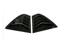 Deflecteur Vitre Voitur Persiennes de fenêtre, Pare-Soleil, déflecteur d'air, décoration Triangulaire, Compatible avec Lynk&Co 01 02 03(02 Piano black-2pcs)