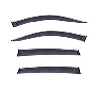 Deflecteur vitre Voiture pour BMW X4 F26 G02 Déflecteurs Vitres Latérales Résistants Pluie Soleil Porte Bandes Décoratives Aérateurs Bande Lumineuse Ventvisor Déflecteurs de Vent(F26)