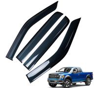 Deflecteur Vitre Voiture pour Ford Raptor F-150 2009-2014,Car Comfort Deflecteurs d'air Déflecteurs de Vent Déflecteurs latéraux Aérodynamique Accessoire Voiture