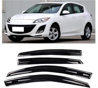 Deflecteur vitre Voiture pour Mazda 3 2012-2015,Déflecteur Pare Pluie Avant Accessoires Déflecteur d'air Déflecteur de Pluie