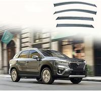 Deflecteur Vitre Voiture pour SUZUKI SX4 S-CROSS 2021-2024,Déflecteurs Vent D'air Déflecteurs Fenêtre Latérale Déflecteurs Pluie Elégants avec Installation Facile Aérodynamique Accessoires Auto