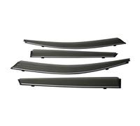 Déflecteurs Accessoires Pour Nissan Pour X-trail Pour Rouge Pour T33 2022 2023 2024 Pare-soleil Fenêtre Auvents Garde Soleil Déflecteur Pluie Vitre Latérale Déflecteurs D'air(Chrome Strip-Carbon)