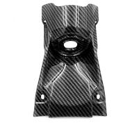 Déflecteurs Couvercle Réservoir Central Moto, Panneaux De Clé Verrouillage Porte D'allumage, Carénage Adapté pour Kawasaki pour Z 900 pour Z-900 pour Z900 2017 - 2022(Look de Fibre de Carbone)