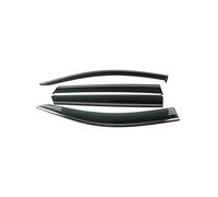 Déflecteurs d'air Adhésif pour Pare-Pluie de portière de Voiture pour 301 Installation sur PC Visières Fenêtre(Without Bright Strips)