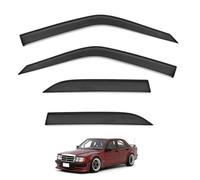 Déflecteurs d'air Adhésifs pour Mercedes-Benz 190E MK1-W201 1982-1994, Pare-Pluie Anti-Insecte pour Voiture Protection Totale des Vitres Latérales Auto