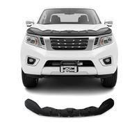 Deflecteurs d'air Capot de Voiture pour Nissan Navara 2015-2020 PK D23 Noir ABS