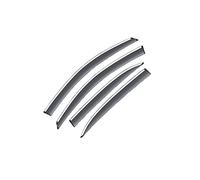 déflecteurs d'air de Déflecteurs De Vent Pour Peugeot 5008 T8 2009~2016 5 Portes MPV Accessoires Voiture Fenêtre Gardes Auto Pare-Soleil Auvent Garniture Visières de Fenêtre Côté de(Transparent)