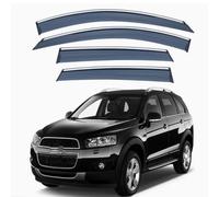 Deflecteurs d'air de Vent pour Chevrolet CAPTIVA MK1-C100-C140 2006-2018 | Déflecteurs de Vent Pluie d'air Déflecteurs de Vent Visières Latérales Acrylique Fumé Teinté Déflecteurs Latéraux Protection