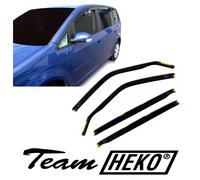 Deflecteurs D'Air / De Vent Pour VW Touran 2003-2015 5-Portes 4-Pcs HEKO