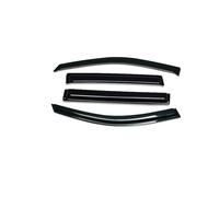 Déflecteurs d'air Déflecteurs Vitres Latérales pour VW pour Tiguan L Pro Noirs Fumés pour Aération Porte Protection Contre Soleil Pluie Accessoires Inclus Déflecteurs de Vent