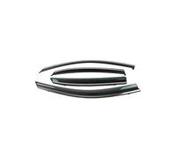 Déflecteurs d'air Ensemble De 4 Protections Anti-Pluie pour Portières De Voiture pour A3L 2021 Garnitures en Acier Inoxydable Matériau PC Visières Fenêtre