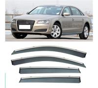 Déflecteurs d'air Pluie pour Audi A8L 2010-2017 imperméable et résistant aux UV Deflecteur Vitre Voiture Fenêtre Latérale Pare-Pluie