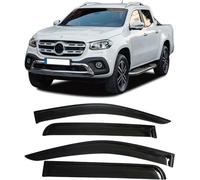 Déflecteurs d'air Pluie pour Mercedes Benz X-Klasse 2017-2021 imperméable et résistant aux UV Deflecteur Vitre Voiture Fenêtre Latérale Pare-Pluie