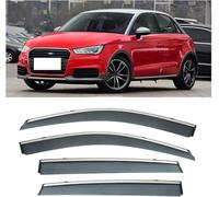 Deflecteurs d'air pour Audi A1 Hactback 2013-2018, Déflecteurs Vent deflecteur Voiture Avant ArrièRe Pare-Pluie Pare-Soleil Vitres aériens