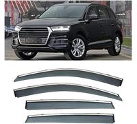 Deflecteurs d'air pour Audi Q7 2016-2021, Déflecteurs Vent deflecteur Voiture Avant ArrièRe Pare-Pluie Pare-Soleil Vitres aériens