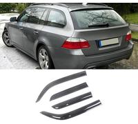 Deflecteurs d'air pour BMW 5 Series E61 2006-2010, Déflecteurs Vent deflecteur Voiture Avant ArrièRe Pare-Pluie Pare-Soleil Vitres aériens