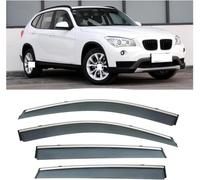 Deflecteurs d'air pour BMW X1 2009-2015, Déflecteurs Vent deflecteur Voiture Avant ArrièRe Pare-Pluie Pare-Soleil Vitres aériens