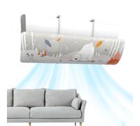 Déflecteurs d'air pour climatiseurs, léger et réglable, installation facile, accessoire de climatisation multifonction pour