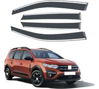 CWYLF Déflecteurs d'air pour Dacia Jogger 2022-2023, Pare-Pluie pour vitres de Voiture Protection Contre Les intempéries Pare-Soleil Accessoires de Voiture