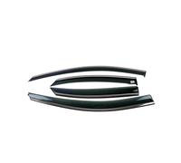 Déflecteurs d'air pour Ford Focus Classic Protections De Porte Anti-Pluie Garnitures en Acier Inoxydable Matériau PC Visières Fenêtre