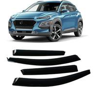 Deflecteurs d'air pour Hyundai Kona Encino Kauai 2017-2022, Déflecteurs Vent deflecteur Voiture Avant ArrièRe Pare-Pluie Pare-Soleil Vitres aériens