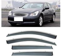 Deflecteurs d'air pour Infiniti G37 2009-2013, Déflecteurs Vent deflecteur Voiture Avant ArrièRe Pare-Pluie Pare-Soleil Vitres aériens