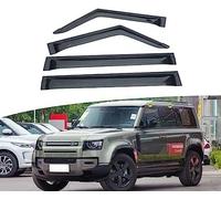 Deflecteurs d'air pour Land Rover Defender 90/110 2020-2023 Déflecteurs Vent deflecteur Déflecteurs de Vent Pluie d'air Anti-buée Pare-Pluie