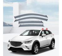 Deflecteurs d'air pour Mazda CX3 DK 2016-2022, Déflecteurs Vent deflecteur Voiture Avant ArrièRe Pare-Pluie Pare-Soleil Vitres aériens