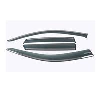 Déflecteurs d'air pour Mitsubishi pour Outlander 2013-2019 2020 2021, Bandes Chromées, Pare-Pluie, Pare-Brise, Déflecteurs De Vent Vitres Décoratives