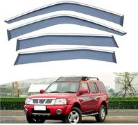 Deflecteurs d'air pour Nissan Paladin 2004+, Déflecteurs Vent deflecteur Voiture Avant ArrièRe Pare-Pluie Pare-Soleil Vitres aériens