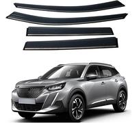 Deflecteurs d'air pour Peugeot 2008 2020 2021, Déflecteurs Vent deflecteur Voiture Avant ArrièRe Pare-Pluie Pare-Soleil Vitres aériens